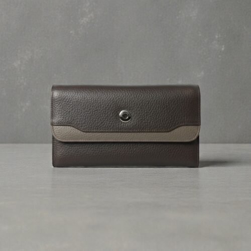 Portefeuille Femme en Cuir de Vachette Premium