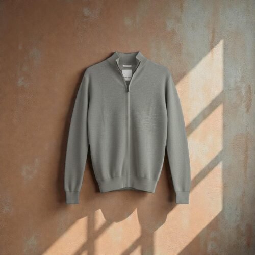 Gilet Homme Ajusté en Maille Souple