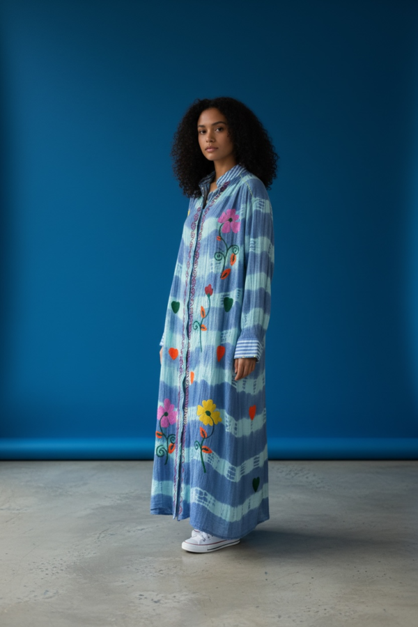 Robe en gaz de coton