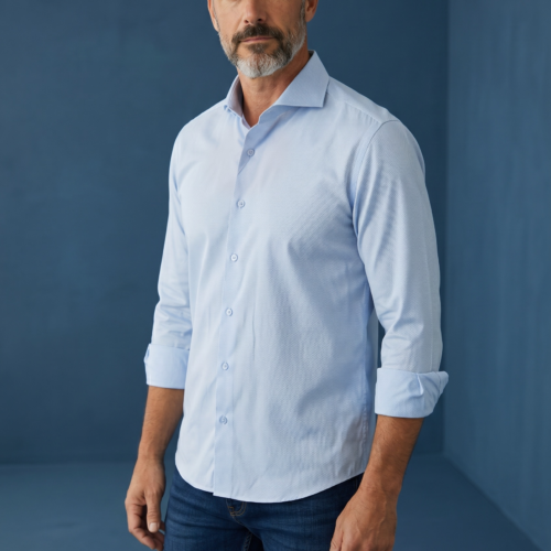 Photoroom_20260618_142004 Chemise slim fit 65% coton 35% polyester