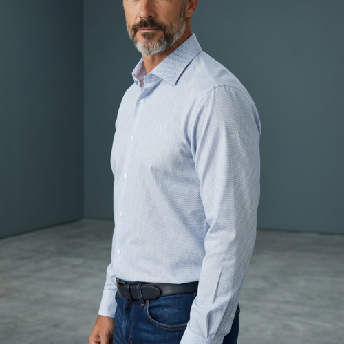 Photoroom_20260618_150730 Chemise slim fit 65% coton 35% polyester