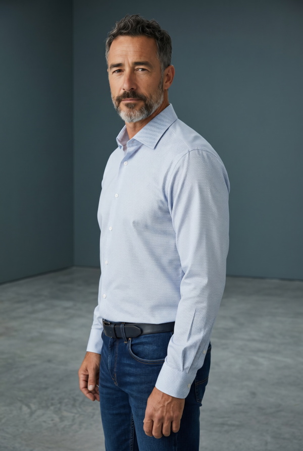 Photoroom_20260618_150730 Chemise slim fit 65% coton 35% polyester