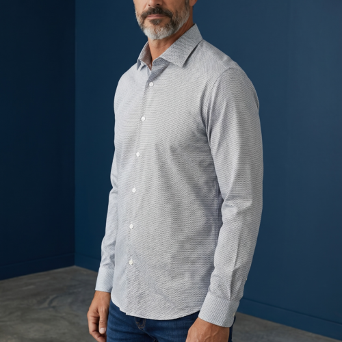 Photoroom_20260618_151922 Chemise slim fit 65% coton 35% polyester