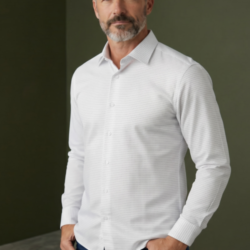 Photoroom_20260618_155422 Chemise slim fit 65% coton 35% polyester
