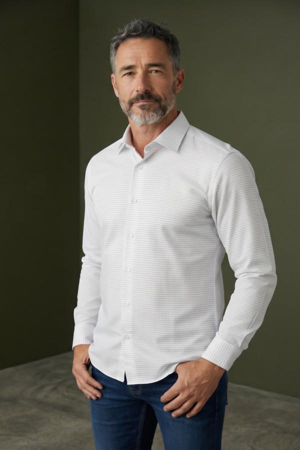 Photoroom_20260618_155422 Chemise slim fit 65% coton 35% polyester